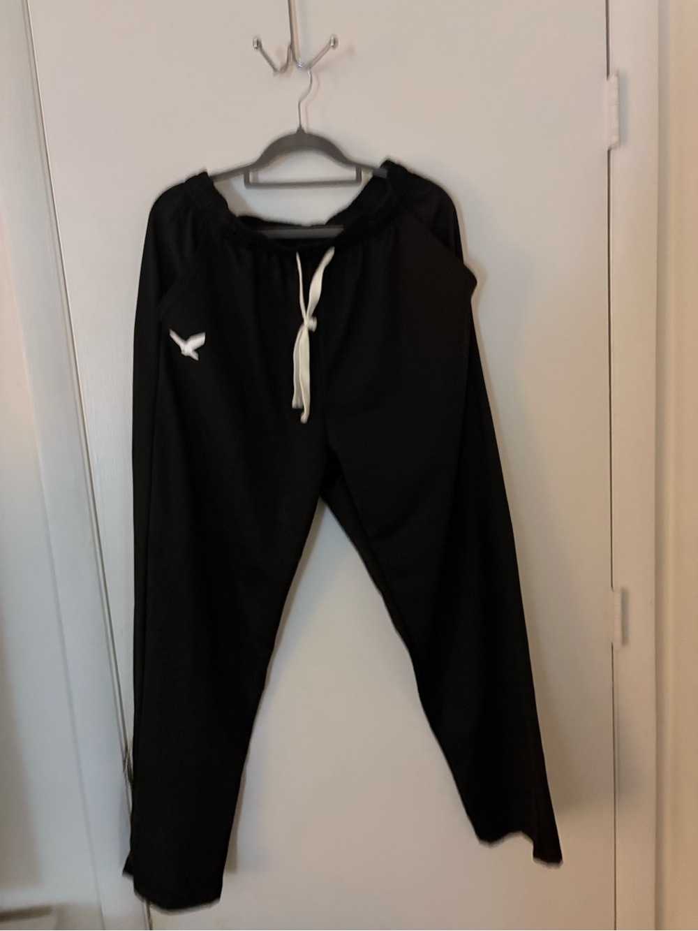 Light Gray and black Drawstring Lounge Pants and 32 degrees lounge shorts.